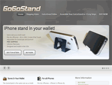 Tablet Screenshot of gogostand.com